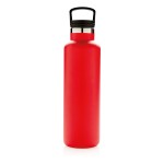 Dubbelwandige thermische fles met logo kleur rood