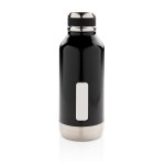 Opvallende thermische fles met logo kleur zwart tweede weergave