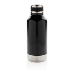 Opvallende thermische fles met logo kleur zwart derde weergave