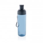 RPET-fles met afneembaar deksel en handvat 600ml kleur marineblauw
