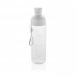 RPET-fles met afneembaar deksel en handvat 600ml kleur wit