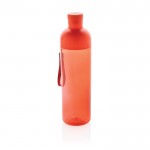 RPET-fles met afneembaar deksel en handvat 600ml kleur rood
