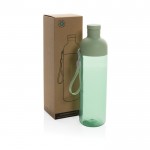 RPET-fles met afneembaar deksel en handvat 600ml kleur groen weergave met doos