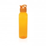 RPET bidon ideaal voor in de sportschool met schroefdop 650ml kleur oranje