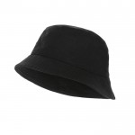 Bedrukte hoeden van ongeverfd canvas voor in de zomer kleur zwart