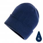 Eco cap met logo van Polylana®-garen  kleur marineblauw
