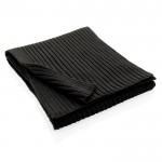 Sjaal van duurzaam materiaal kleur zwart vierde weergave
