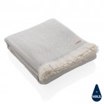 Luxe deken en handdoek in één kleur grijs