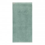 Zijdezachte gepersonaliseerde handdoek kleur groen tweede weergave