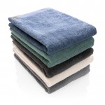 Badhanddoek van spa-kwaliteit kleur blauw algemene weergave