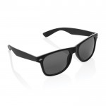 Promotie zonnebril van gerecycled plastic kleur zwart vijfde weergave