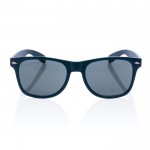 Promotie zonnebril van gerecycled plastic kleur marineblauw tweede weergave