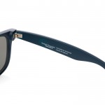 Promotie zonnebril van gerecycled plastic kleur marineblauw vierde weergave