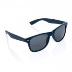 Promotie zonnebril van gerecycled plastic kleur marineblauw vijfde weergave