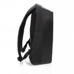 15,6” polyester, anti-diefstal laptop rugzak kleur zwart vierde weergave