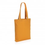 Tassen met logo van gerecycled canvas, 285 g/m2 kleur oranje