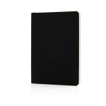B6 notitieboekje met logo en slappe kaft kleur zwart