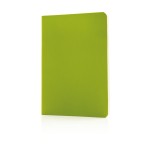 B6 notitieboekje met logo en slappe kaft kleur groen