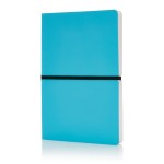 Gepersonaliseerd notitieboek met slappe kaft kleur blauw