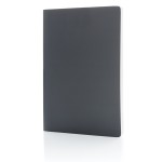 Duurzaam notitieboek van steenpapier kleur donkergrijs