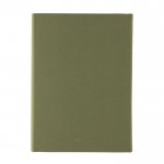 Aktetass met notitieboekje en magneetsluiting kleur miliair groen derde weergave