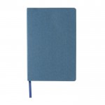 FSC-gecertificeerd notitieboek met harde kaft kleur blauw tweede weergave