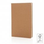 FSC-gecertificeerd notitieboek met harde kaft kleur bruin