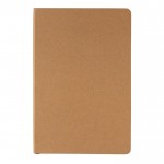 FSC-gecertificeerd notitieboek met harde kaft kleur bruin tweede weergave
