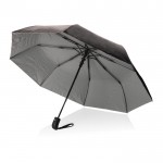 Tweekleurige opvouwbare paraplu kleur zilver vijfde weergave
