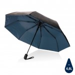 Tweekleurige opvouwbare paraplu kleur marineblauw