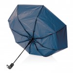Tweekleurige opvouwbare paraplu kleur marineblauw derde weergave