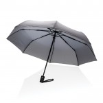 Opvouwbare, automatische paraplu kleur donkergrijs zevende weergave