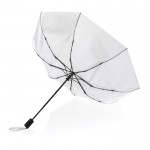 Opvouwbare, automatische paraplu kleur wit derde weergave