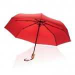 Automatische stormparaplu met logo kleur rood zevende weergave