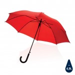 Impact rPET stormparaplu met logo kleur rood