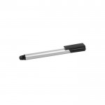 Compacte usb-pen met stylus kleur zilver