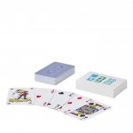 Klassiek kaartspel met 54 kaarten en 2 jokers in een kartonnen doos met afdrukgebied