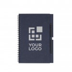 Eco notitieboekjes personaliseren (incl. pen) weergave met jouw bedrukking