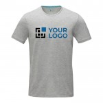 Bedrukte T-shirts van bio katoen weergave met jouw bedrukking