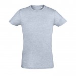 Reclame T-shirts met logo, 150 g/m2 in de kleur gemarmerd blauw