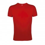 Reclame T-shirts met logo, 150 g/m2 in de kleur rood