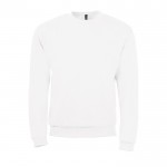 Heerlijk zachte sweatshirts met logo, 260 g/m2 in de kleur wit