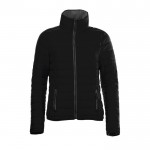 Polyester winterjas met warme kraag, 180 g/m2 in de kleur zwart