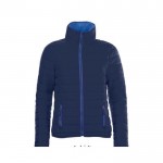Polyester winterjas met warme kraag, 180 g/m2 in de kleur donkerblauw