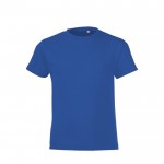 Katoenen T-shirts voor kinderen, 150 g/m2 in de kleur koningsblauw
