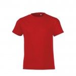 Katoenen T-shirts voor kinderen, 150 g/m2 in de kleur rood