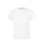 Katoenen T-shirts voor kinderen, 150 g/m2 in de kleur wit