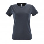 Bedrukte dames T-shirts, 150 g/m2 in de kleur titanium