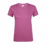 Bedrukte dames T-shirts, 150 g/m2 in de kleur lichtroze