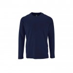 T-shirt 100% katoen met lange mouwen 190 g/m2 SOL'S Imperial kleur marineblauw
